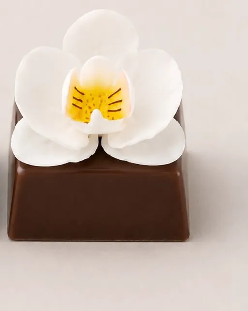 Bombom com acabamento de doce fino