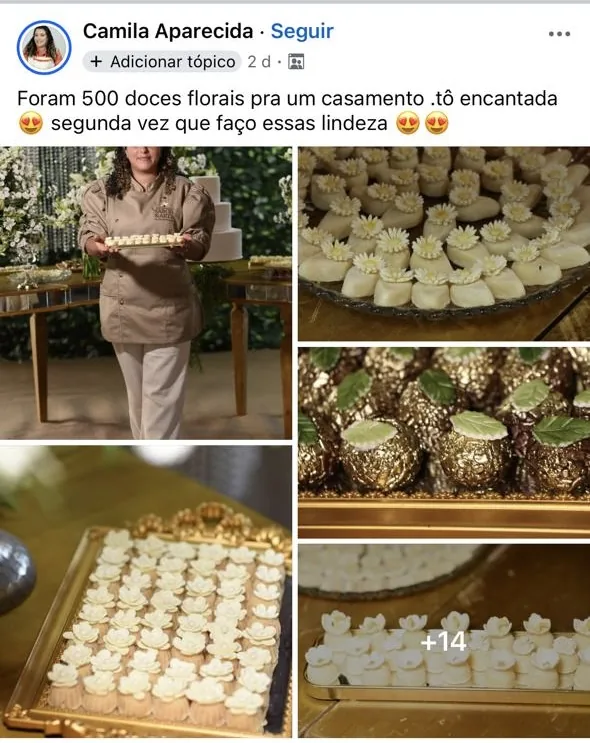 Print de mensagem de aluna da Prof Gi